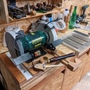 Petit gabarit d'affutage pour gouges de tournage