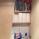 Meuble WC "cache trappe"