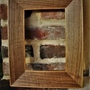 Cadre photo Noyer/merisier.