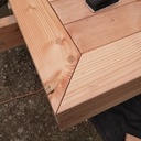 Double terrasse en Douglas.