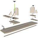 Pour Noêl... un banc pour bûcher au ruban !