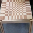 Table basse plateau réversible