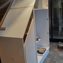 Placard vestiaire suivant l'escalier existant