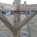 Vue intérieur assemblage colonne & traverse