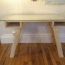 Bureau de chambre d'enfant #1 en bois de palette