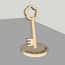 Un trophée en bois massif