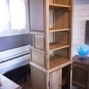 Meuble de salle de bain sur mesure en Chêne massif