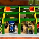 Hangar miniature pour matériel agricole (1:50)