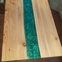 Petite river table en Pin