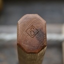 Empreinte de la première sur bois de bout