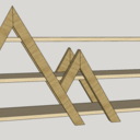 Une bibliothèque "montagne"