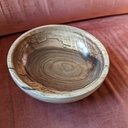 Coupe à Fruits en noyer échauffé