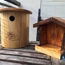 Complexe hôtelier pour zozios, un nichoir et une mangeoire