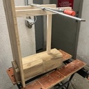 Banc de battage de lame de faux