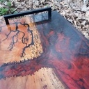 Plateau "volcan yin yang"