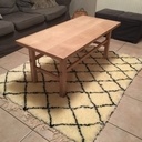 Table de salon en chêne