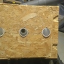 Plaque d'interface proto se plaquant sur la poubelle