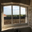 Verrière cintrée en élévation