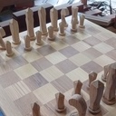 Plateau + pièces d'échec