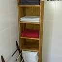 Meuble à étagères de salle de bain