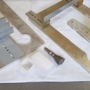 Plaques pour réalisation "Queue d'aronde conique"