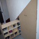 Rangement sous escalier