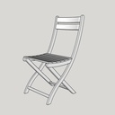 Chaise salon de jardin