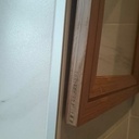 Cadre en pente pour un miroir