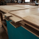 Porte en chêne isolé en liége