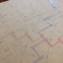 Maquette escalier quart tournant