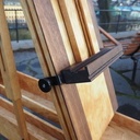 Chevalet de campagne en bouleau et noyer