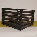 Bac à linge sur roulettes