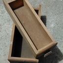 Lot de 62 casiers anciens, vides de menuisier