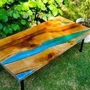 Table rivière epoxy
