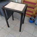 Chevet bois et acier