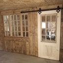 Cloison et porte upcycling