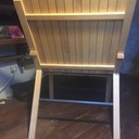 Fauteuil en bois cintrée