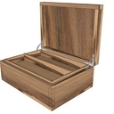 Plan boîte en noyer