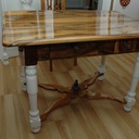Table alsacienne en noyer...du jardin