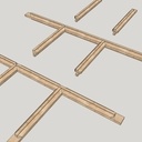 Assemblages pour petit bois