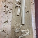 Plateau de table basse vieux chêne massif