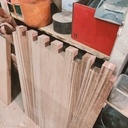 Plan de travail en chêne brun