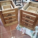 Bureau en Teck (Top is Marine Style)