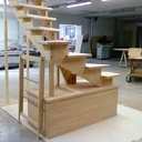 Escalier pour un petit duplex