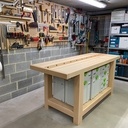 Etabli en hêtre massif