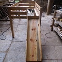 Lit mezzanine toboggan