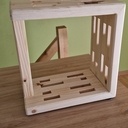 Petit chevet en sapin