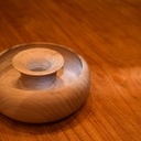 Un donut creux, mes débuts en tournage sur bois