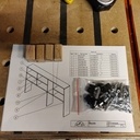Meuble avec étagères