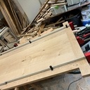 Table chêne & métal